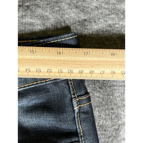 Levis 513 Jeans Medium Wash Denim Blue Straight Leg Slim Fit Mens Size 33x32 - Picture 3 of 11